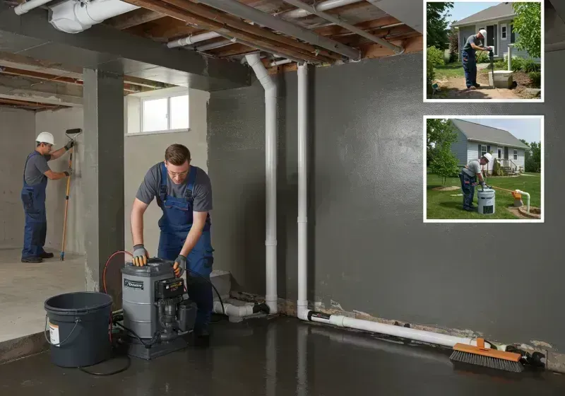 Basement Waterproofing and Flood Prevention process in New Franklin, MO